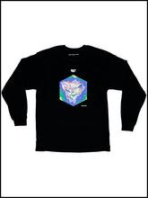 Load image into Gallery viewer, "unlock the city" milano t-shirt ecommerce front (long sleeve)