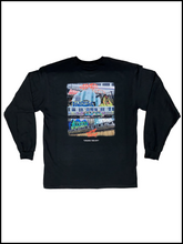 Load image into Gallery viewer, &quot;unlock the city&quot; chicago t-shirt ecommerce back (long sleeve)
